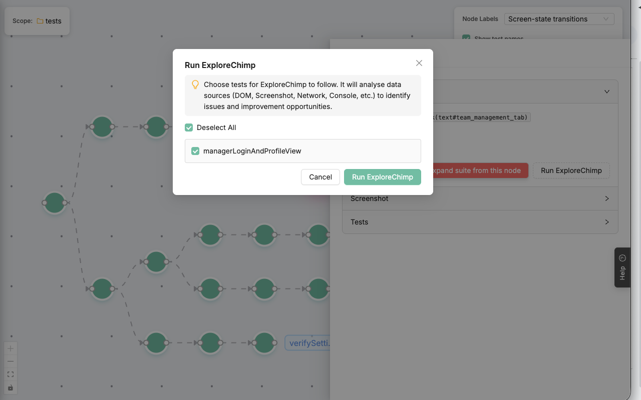 Focused Run Screenshot